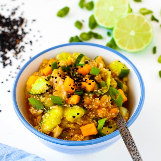 Vegan Thai Mango & Quinoa Salad