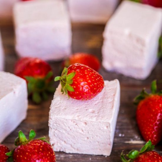 Strawberry Marshmallows