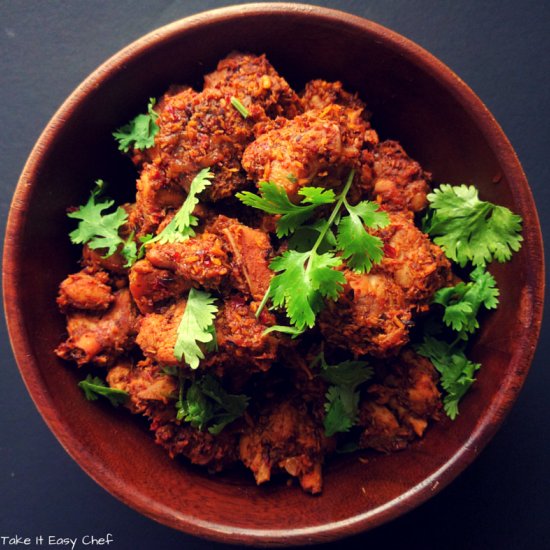 Chicken Sukka – Mangalore Style