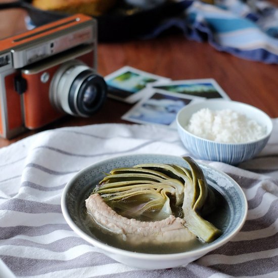 Vietnamese Artichoke and Pork Soup