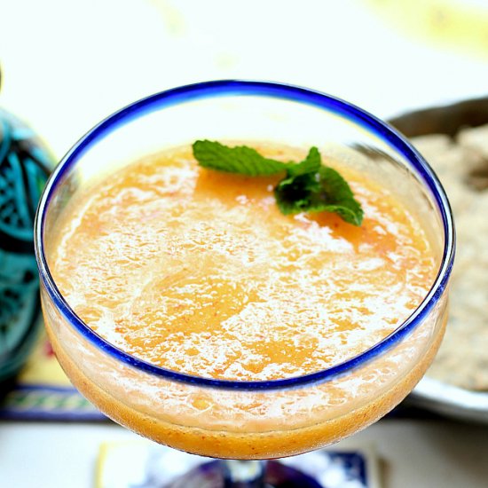 Healthier Peach Margarita