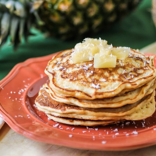 Pina Colada Pancakes