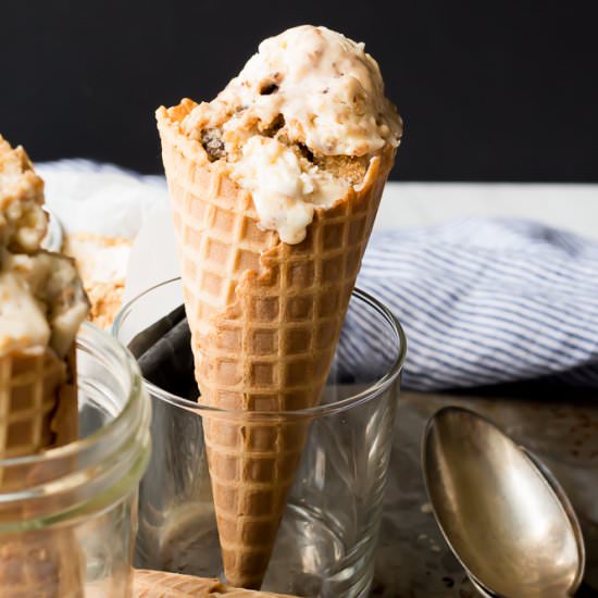 No Churn S’mores Ice Cream