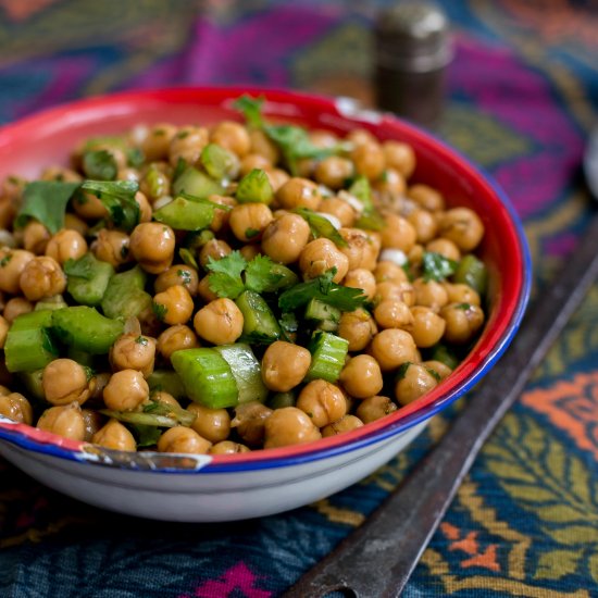 Chickpea Celery Salad