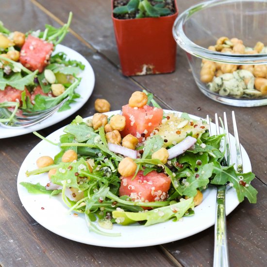 Watermelon Arugula Salad