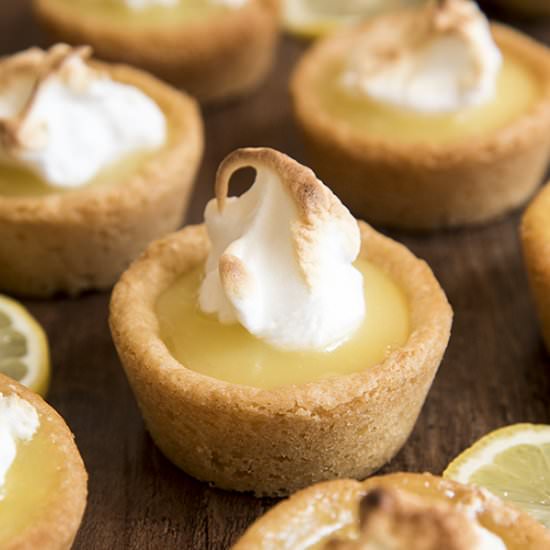 Lemon Merinuge Pie Cookie Cups