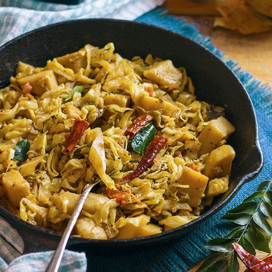 Sautéed Cabbage with Potatoes