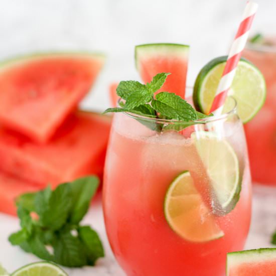 Watermelon Mojitos