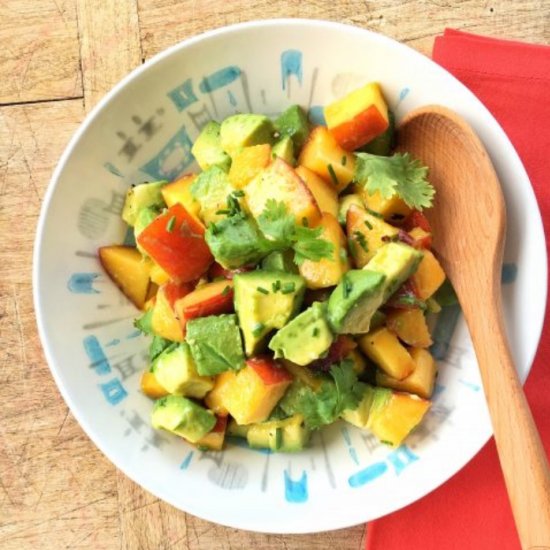 Peach and Avocado Sunshine Salad