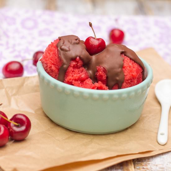 Strawberry and Cherry Sorbet