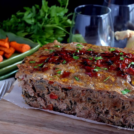 Bacon Veggie Meatloaf