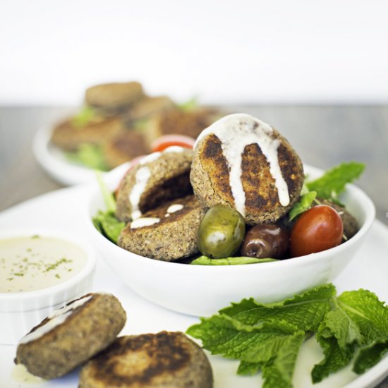 Black Bean Quinoa Falafel