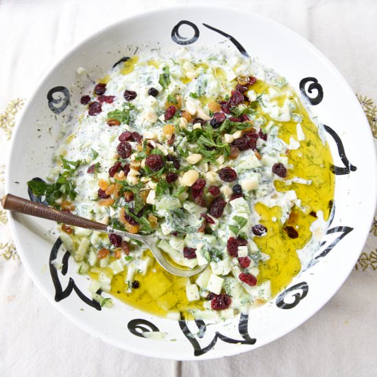 Cucumber Yogurt and Dill Salad