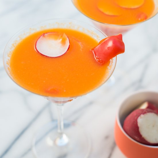 Bell Pepper & Radish Martini