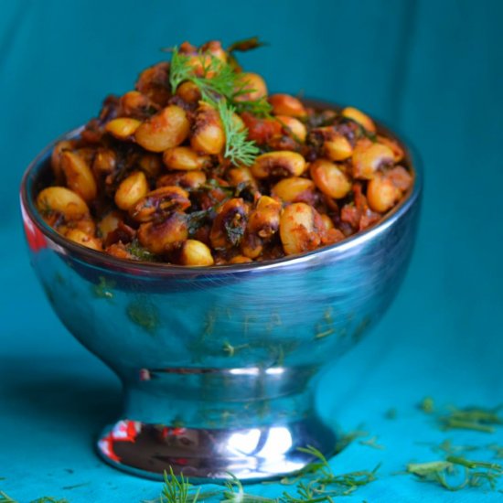 Black Eyed Peas & Dill Curry