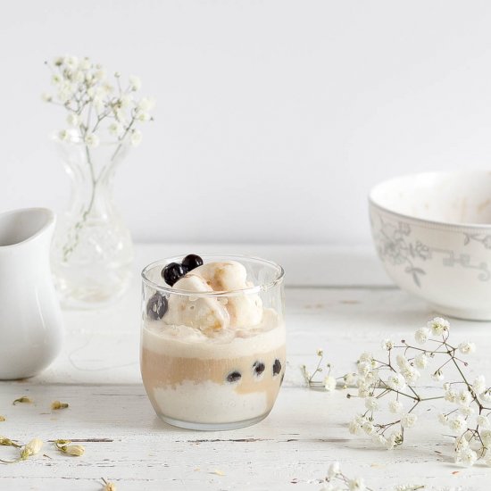 Bubble Tea Affogato