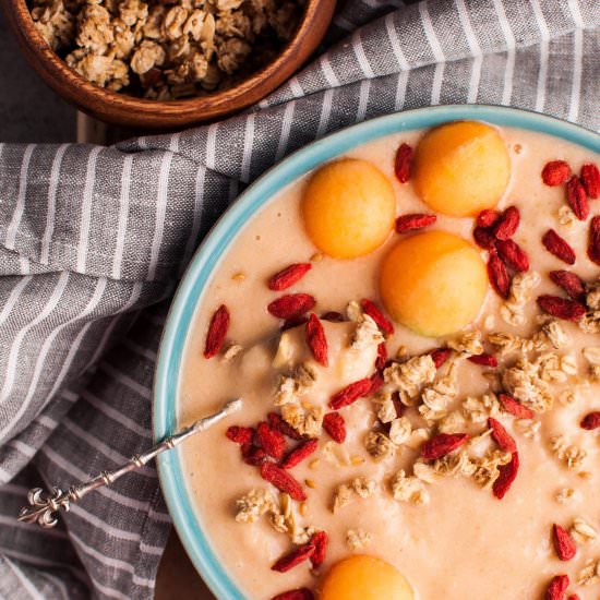 Cantaloupe Smoothie Bowl