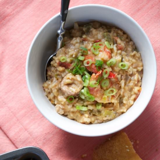 Chicken, Shrimp and Sausage Gumbo