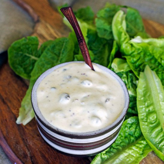 vegan caesar salad dressing