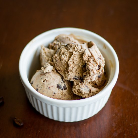 Amaretto Mocha Brownie Ice Cream