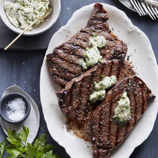 Grilled Rib Eye Steak