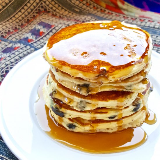 Blueberry Buttermilk Pancakes