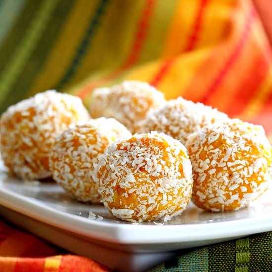 Mango Coconut Ladoo