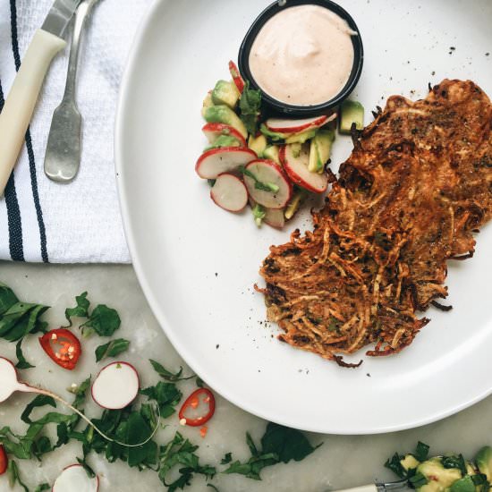 Root Vegetable Fritters