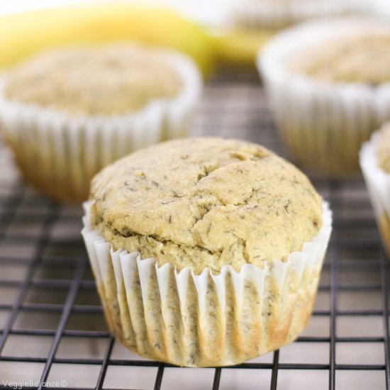 Healhier Banana Muffins