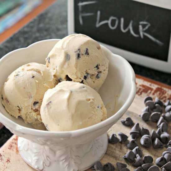 Homemade Cookie Dough Ice Cream