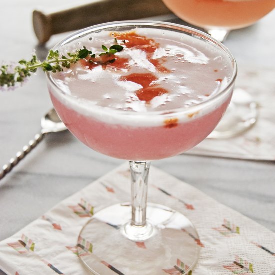 Rhubarb Vodka Cocktail