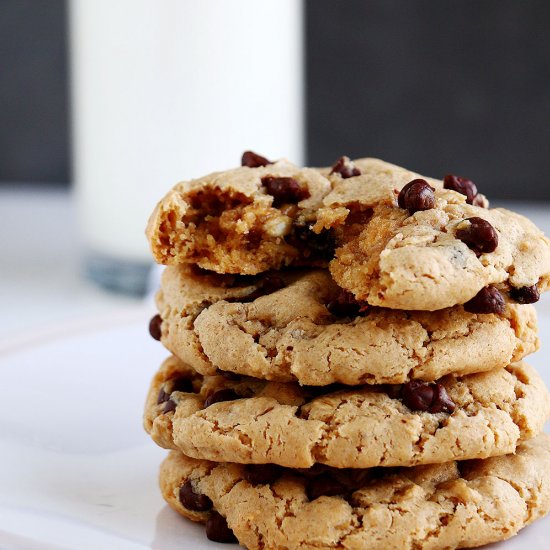 Peanut Butter Oatmeal Cookies