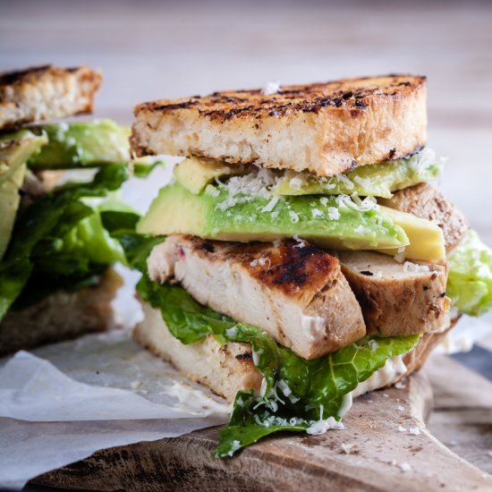 Chicken Caesar sandwich