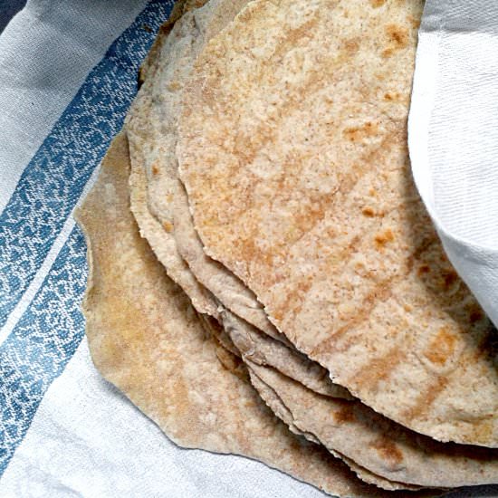 Whole grain tortillas