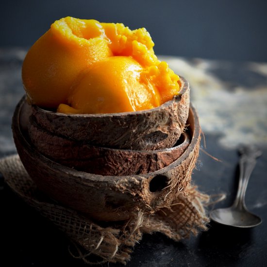 Fresh Mango Sorbet