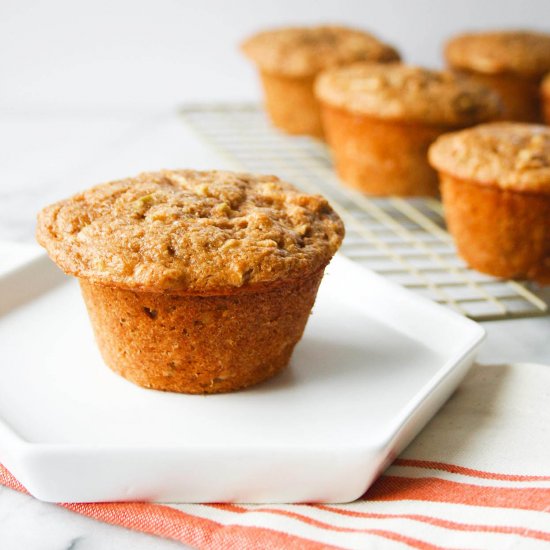 Apple Cinnamon Protein Muffins