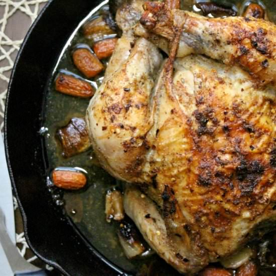 Juicy Cast Iron Roasted Chicken