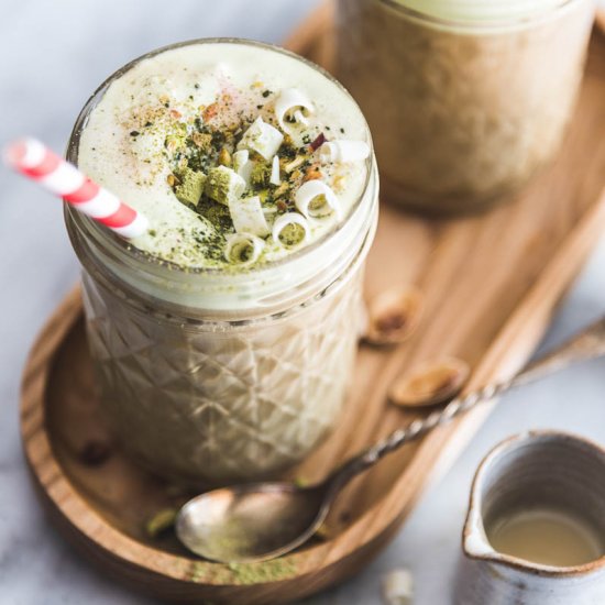 Espresso Matcha Ice Cream Float