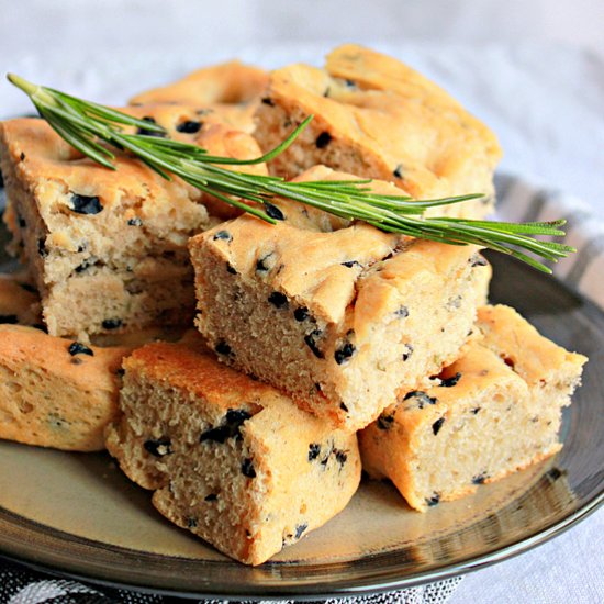 Olive Focaccia Bread