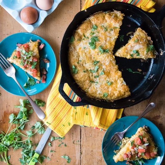 Cheesy Mexican Frittata