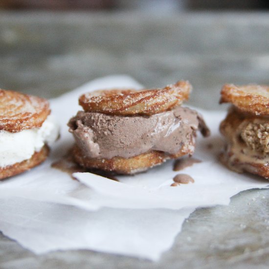 Churro Ice Cream Sandwich