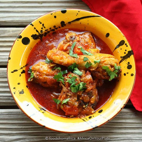 Angolan Chicken Moamba