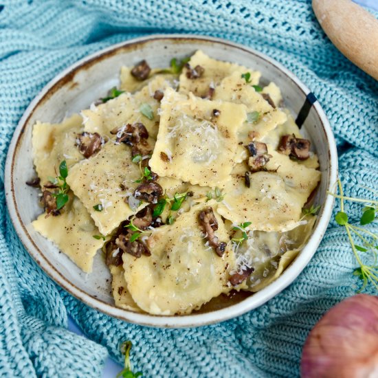 Portobello Mushroom Ravioli