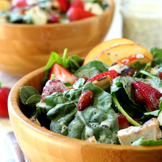 Strawberry Apple Chicken Salad