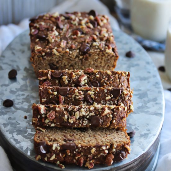 Zucchini Chocolate Banana Bread