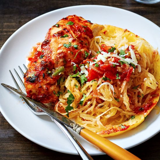 Baked Chicken & Spaghetti Squash