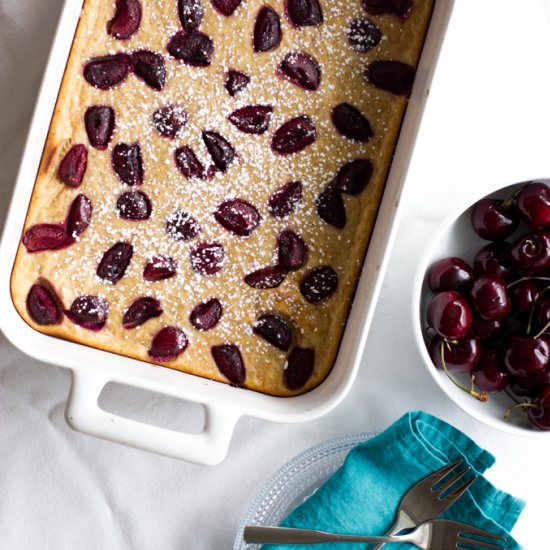 Cherry oven pancake