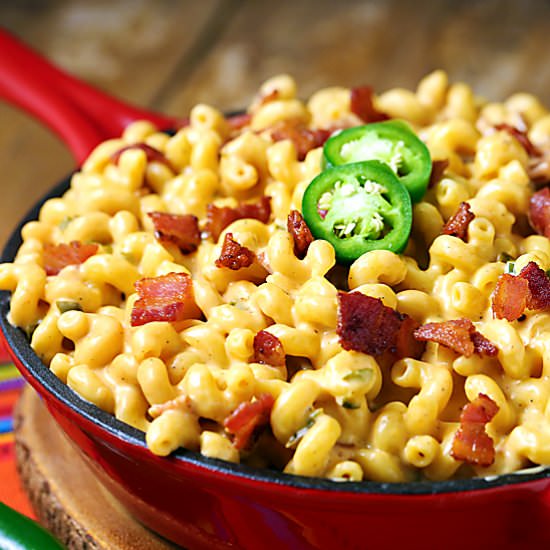 Jalapeno Popper Bacon Mac and Chees