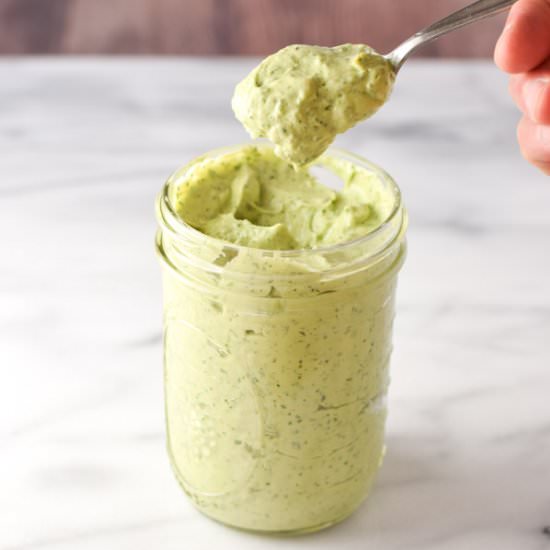 Avocado Green Goddess Dressing