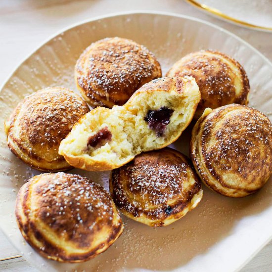 Stuffed Pancake Puffs